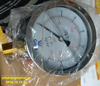 Đồng hồ đo áp suất mặt 63mm