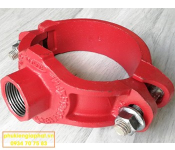 Grooved Tee Outlet threaded