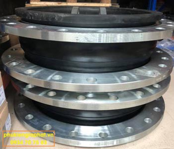Khớp nối chống rung cao su mặt bích inox