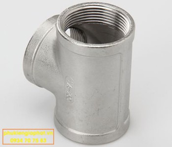 Tê đều ren inox