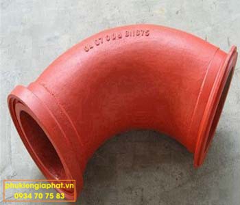 Co nối ống bơm bê tông 2 lớp 90 độ