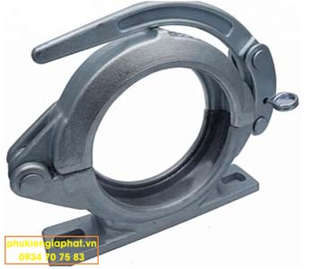 Khoá ống bơm bê tông có đế DN125