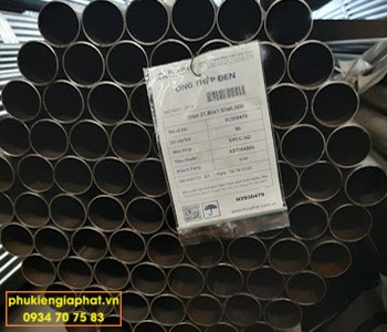 Ống tôn tròn đen D42 hòa phát