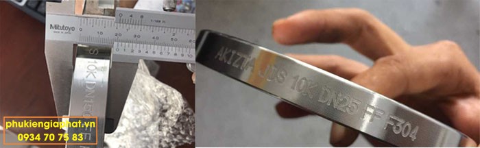 Bích chuẩn Jis 10K FF Inox
