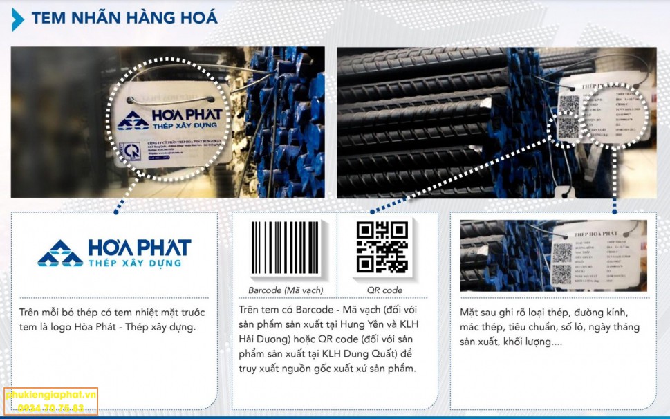 Nhận biết bằng tem nhãn