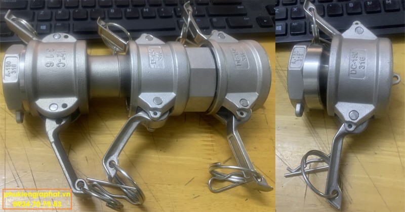 Mua dau noi camlock kieu A ren trong inox o dau