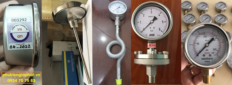 Các loại đồng hồ đo áp thông dụng