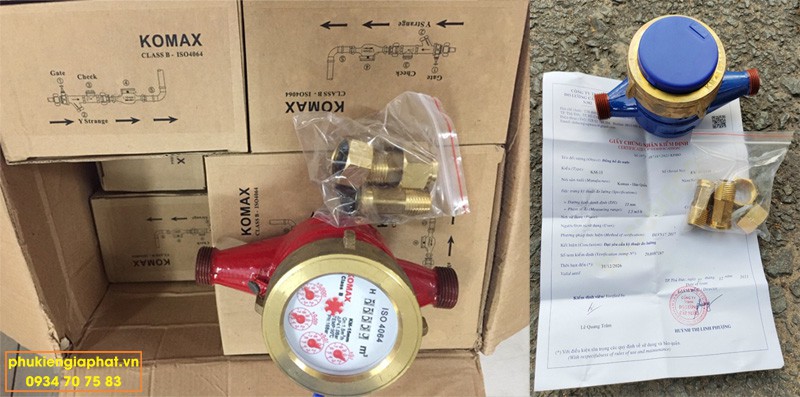 Komax water meter classB 21mm