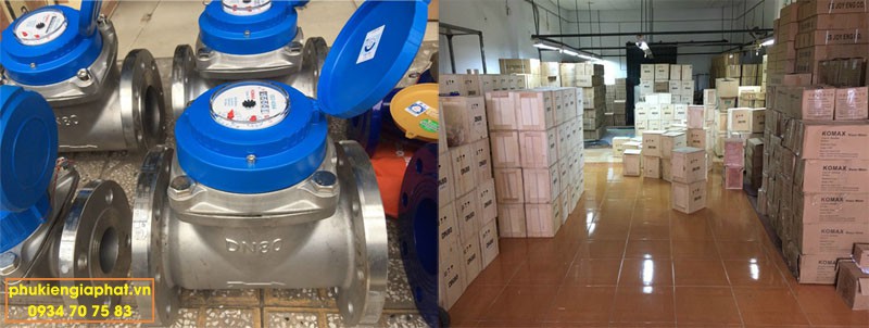 Bộ đếm lưu lượng nước inox DN100