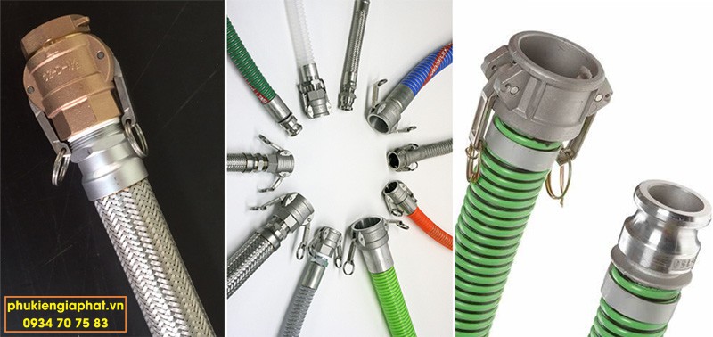 Ống mềm inox nối khóa nhanh kiểu D