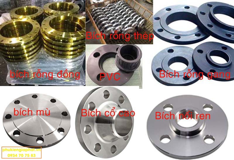 Các loại mặt bích thông dụng