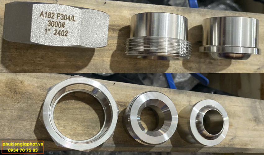 Rac co han long ap luc inox 304 DN25