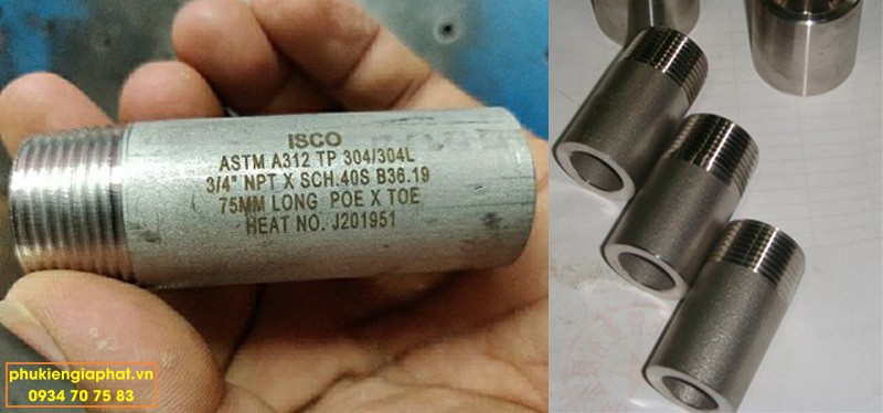 Toe Threaded Pipe Nipple