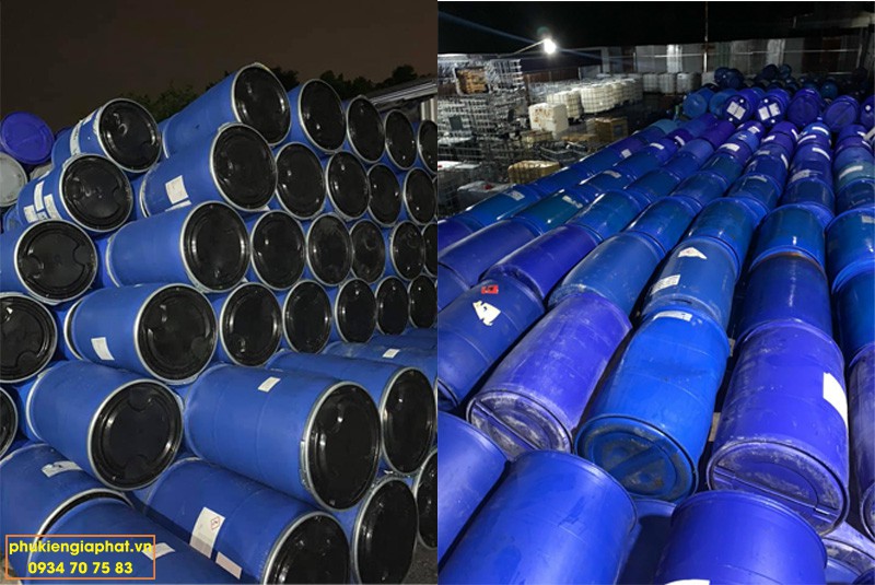 Lu nhựa tròn 4 đai 1 nắp lớn