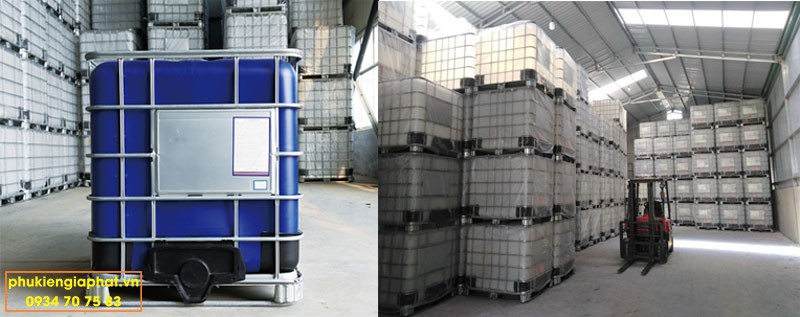Tank nhựa 1000L mới màu xanh