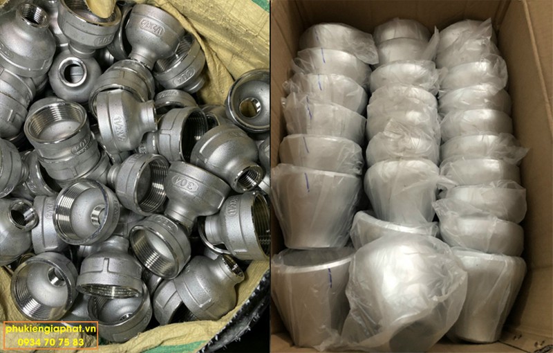 Bầu giảm inox đồng tâm kiểu hàn