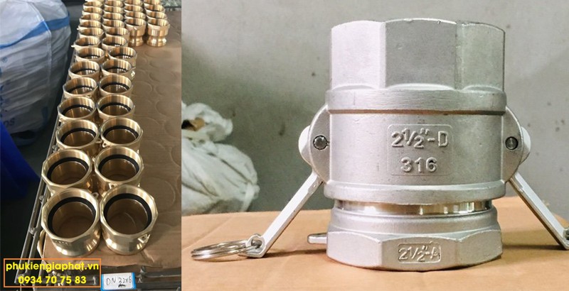 Camlock kiểu A đồng thau