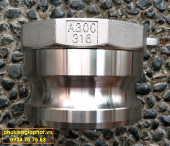 Khớp nối nhanh Inox kiểu A đầu đực ren cái