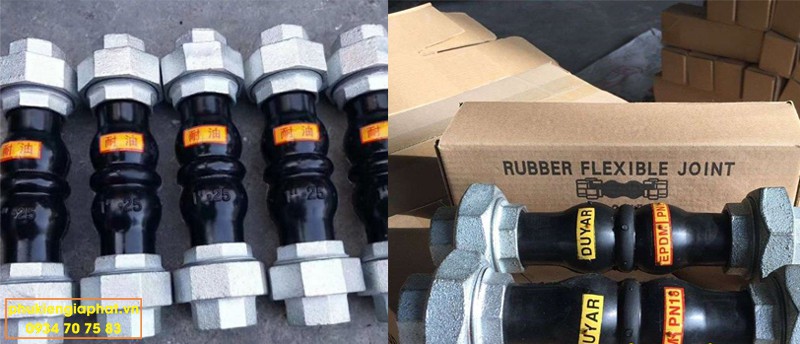 Khớp nối nhanh cao su chống rung nối rắc co