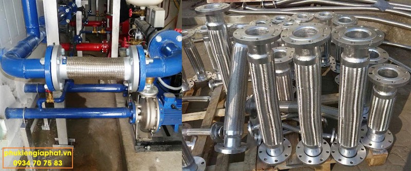 khớp nối mềm chống rung lò hơi