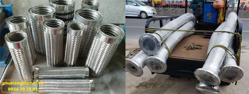 Ong noi mem inox 304 noi bich chuan JIS 10K DN65