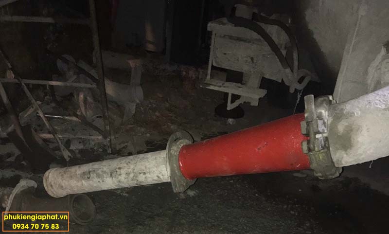 Noi giam xe bom ngang Putzmeister