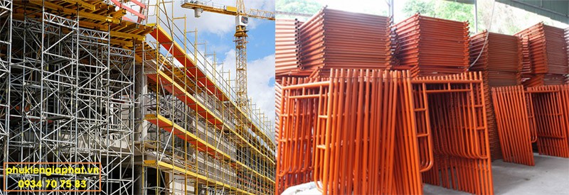 Ống thép tròn D49 được dùng làm dàn giáo xây dựng