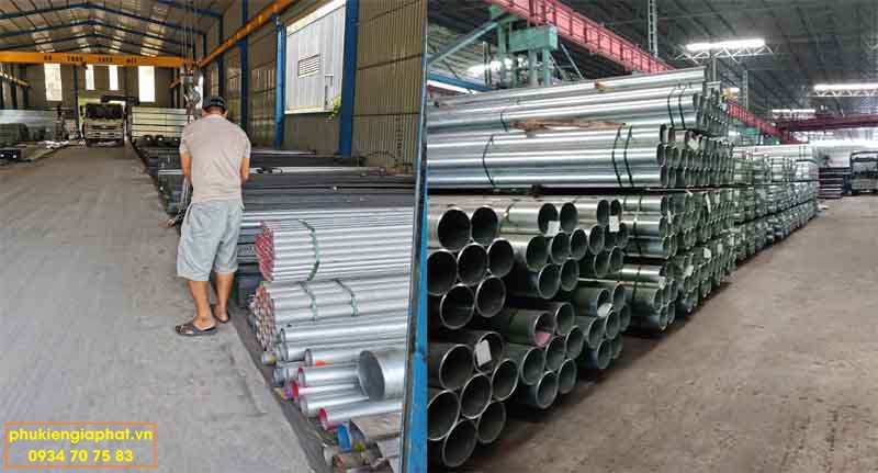 Ống thép tròn DN80 hòa phát