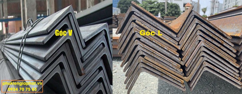 Phân biệt Thép V&thép L
