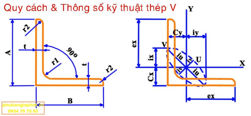 quy cach thep v