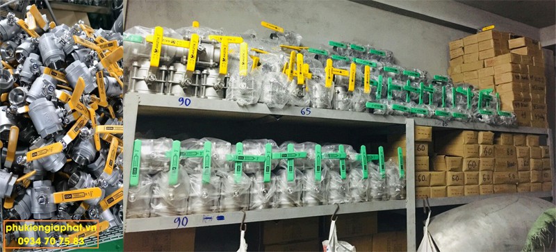 Van bi nối ren inox ODK