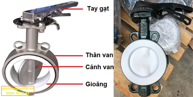 cau tao van buom inox tay gat boc PTFE