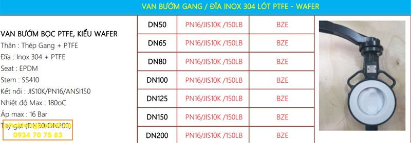Thong so ky thuat van buom boc ptfe